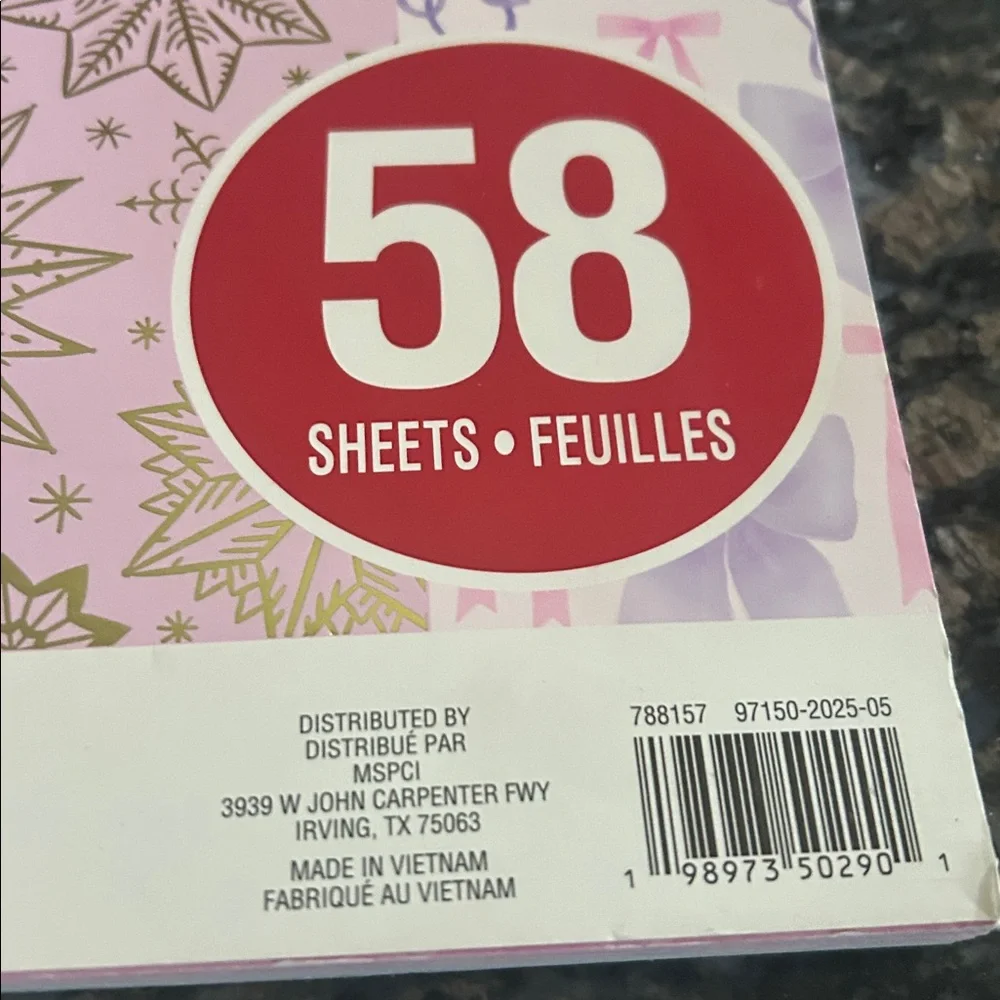 RECOLLECTIONS FROSTED FAIRYTALE PAPER PAD 58 SHEETS 12x12